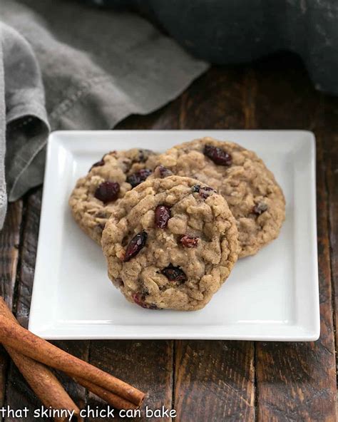 Oatmeal Craisin Cookies Soft And Chewy That Skinny Chick Can Bake