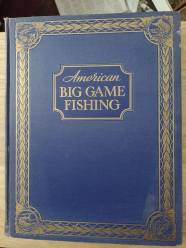 Eugene V Connett American Big Game Fishing 1935 Derrydale Press Ebay