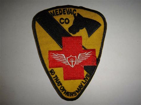 Us 1st Cavalry Division Medevac Company Vietnam War Patch 2065287799