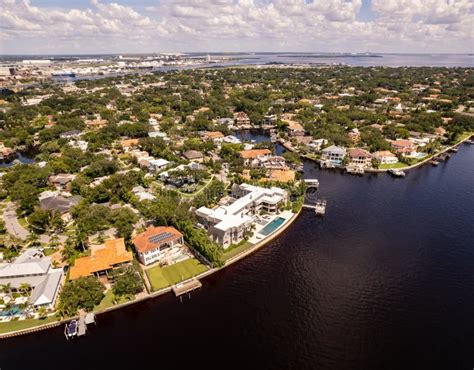 Aerial Photo Of Derek Jeters Former House On Davis Island Tampa Florida