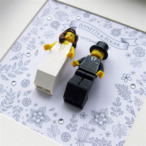 New Lego Wedding Display Frame Exclusive Personalised Design