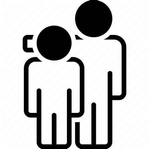 Accompanied Endways People Together Unity Icon Download On Iconfinder