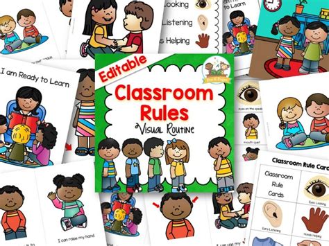 Classroom Rules Preview Pre K Pages