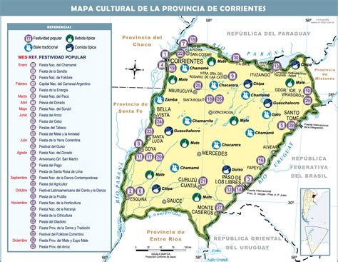Mapa Cultural De La Provincia De Corrientes Gifex Mapas Provincia My