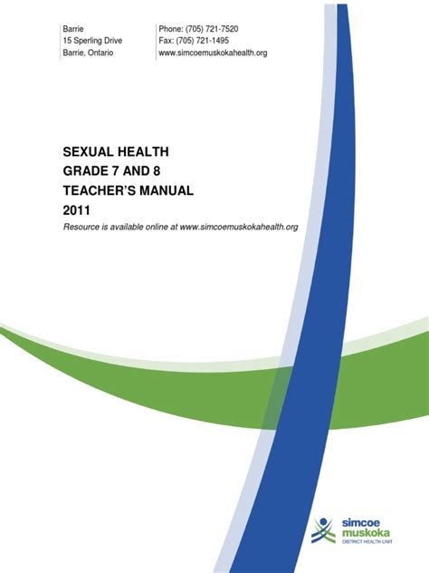 Teachermanual Sexual Health Differentiated Instruction Sexual Intercourse