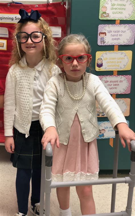 100 Days Of School Granny Old Lady Costume Dress Up Day 100 Days Of School