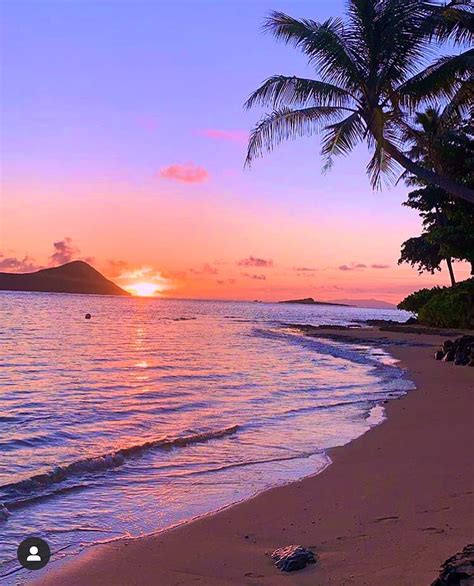 1920x1080px 1080p Free Download Hawaiian Sunset Beach Hd Phone