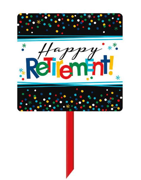 Happy Retirement Yard Sign The Ultimate Party And Rental Store