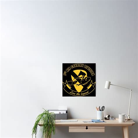 1st Air Cavalry Division Air Cav Live The Legend Shirt Poster By