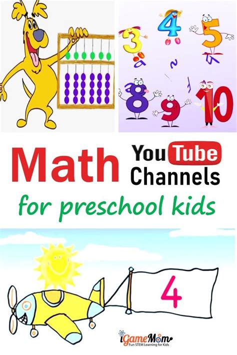 9 Math Youtube Channels For Preschool And Kindergarten Kids
