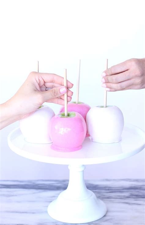 Pink Candy Apple Recipe Easy Halloween Dessert