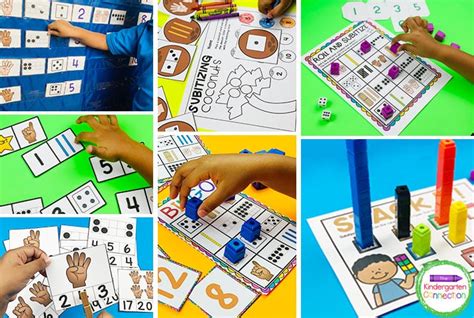 Subitizing Centers And Activities For Pre K And Kindergarten