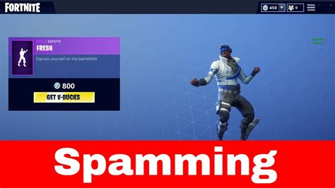 Fortnite Spamming A Emote Because Im Bored Youtube