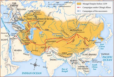 Russia Why Was The Northern Boundary Of The Mongol Empire Set Where