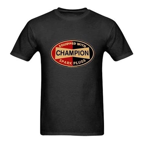 Champion Spark Plugs Mans T Shirt Tee Mens Tshirts Shirts T Shirt