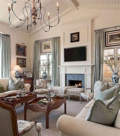 Gorgeous 36 Gorgeous French Country Living Room Décor Ideas source link