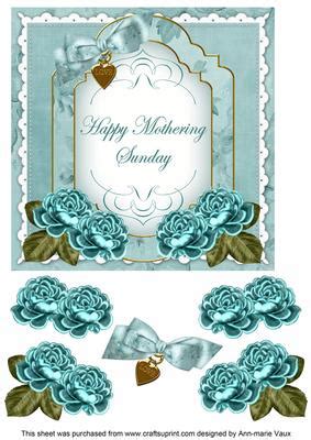 Check out our sunday envelope selection for the very best in unique or custom, handmade pieces did you scroll all this way to get facts about sunday envelope? Dteal Rose Mothering Sunday Fancy 7in Decoupage Topper - CUP608138_10 | Craftsuprint