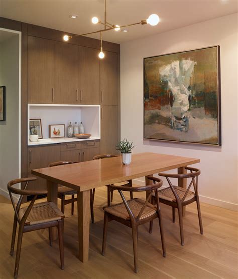 Hickory house hardwood floors flooring elegant dining room modern traditional visual comfort wainscoting valance curtains new homes. Modern Twist on Traditional - Midcentury - Dining Room ...