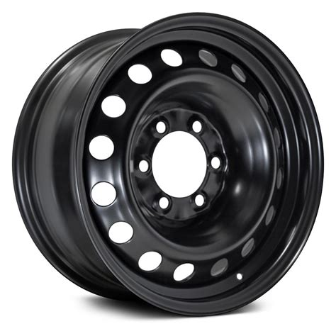 Rt 17 Steel Wheel 6 Lug X99441n Wheels Black Rims X99441n