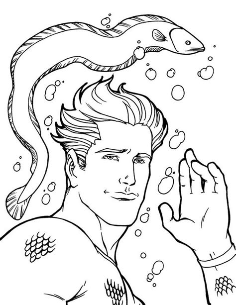 Desenhos Para Colorir Do Aquaman