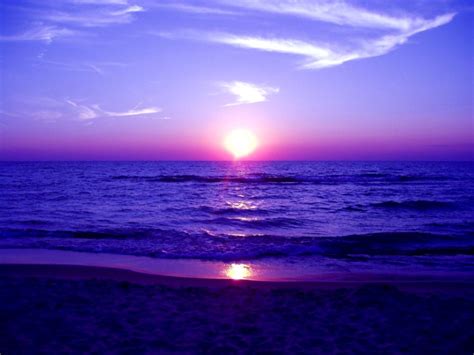Purple Beach Sunset Images Parketis