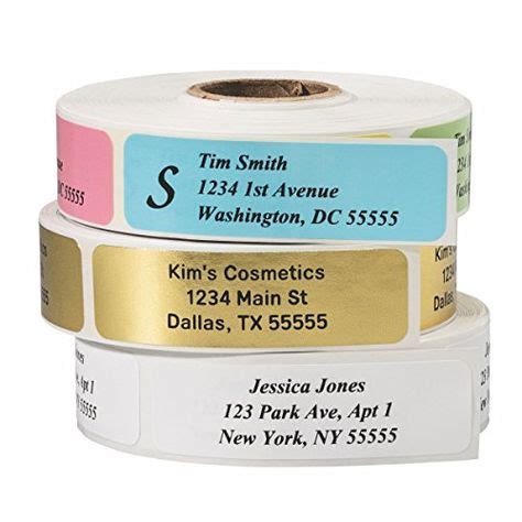 Return Address Labels Roll Of Personalized Labels With