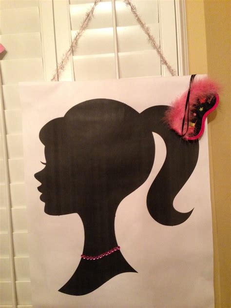 Pin The Bow On Barbie Game With Barbie Blindfold Fairytale Birthday