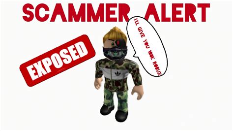 roblox scammer exposed youtube