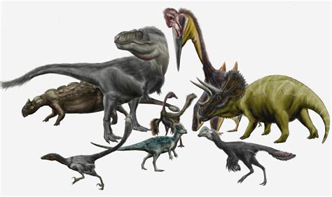 Filehell Creek Dinosaurs And Pterosaurs By Durbed Wikimedia Commons