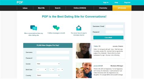 However, they do have an android application. POF - Plenty of Fish | Plenty of fish, Dating sites, Free ...