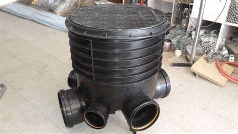 Round Polished Pvc Drain Inspection Chamber For Drainage Use Color