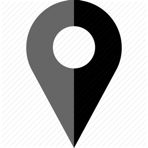 Abstract Direction Find Locate Pin Icon