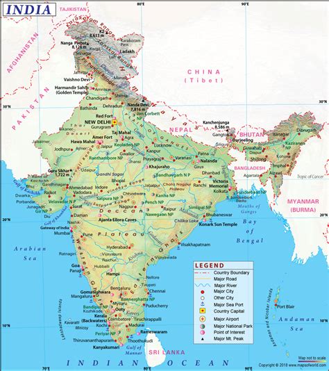 Political Map Of India 2020 With States Look For Designs