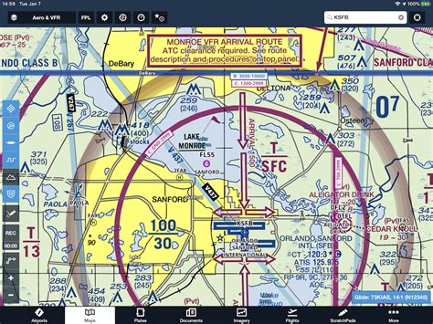 How Do I View Vfr Arrival Route Procedures That Are Noted On The Vfr