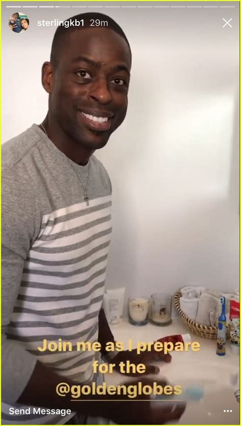 Full Sized Photo Of Sterling K Brown Shows Off Buff Body While Getting