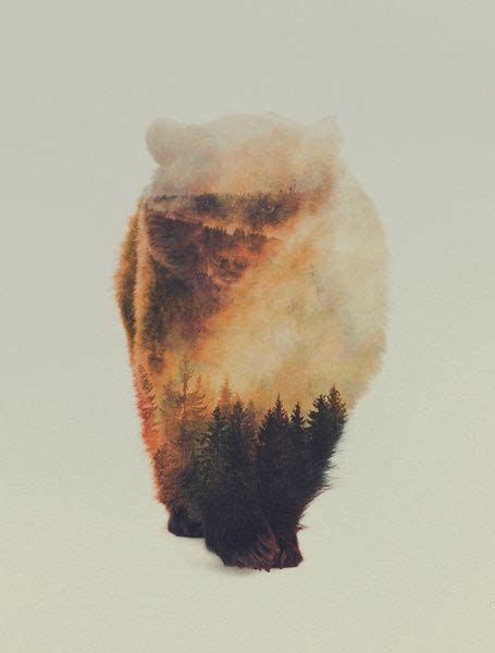 26 Best Double Exposure Animal Portraits By Andreas Lie