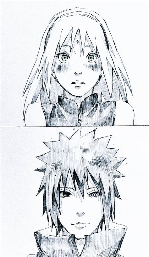 Naruto Characters Drawing Sakura