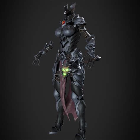 Darksiders 3 Fury Armor Sin Talisman And Whip For Cosplay And Render