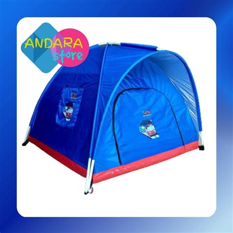 Jual Tenda Anak Warna Full Biru Tersedia Dalam 3 Ukuran 100cm X