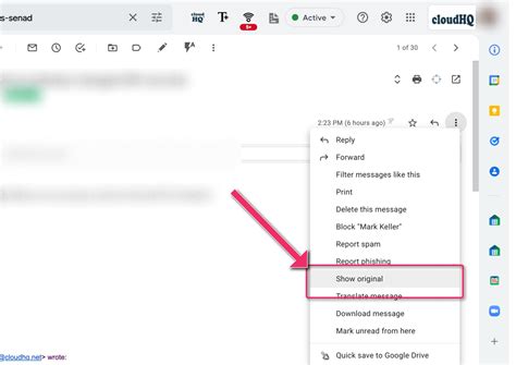 How To Get Full Email Headers In Gmail Show Original Cloudhq Support