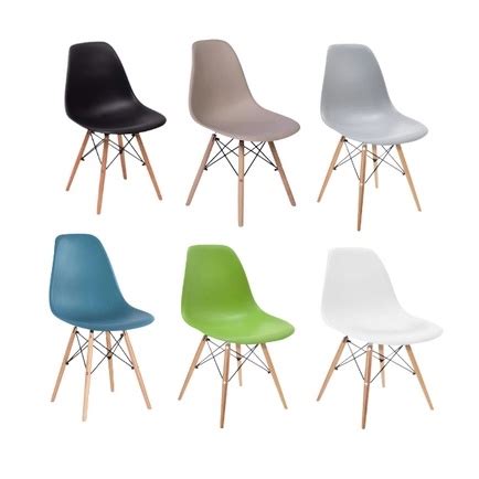 Cadeira Charles Eames Wood Design Eiffel Varias Cores Shopee Brasil