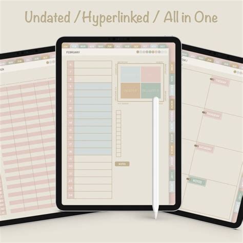 Onenote Bullet Journal Template Etsy