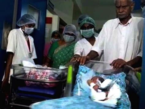 73 Year Old Woman Gives Birth To Twins In Andhra Pradesh