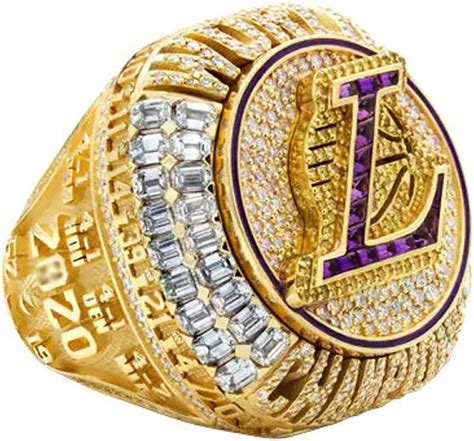 2020 Los Angeles Lakers La James Championship Nba Ring Gold