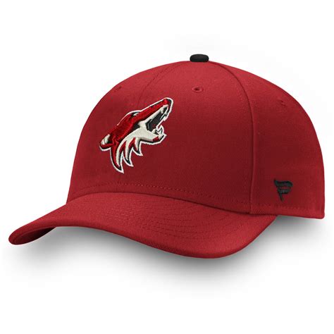 A virtual museum of sports logos, uniforms and historical items. Arizona Coyotes Fitted Hat, Coyotes Fitted Cap