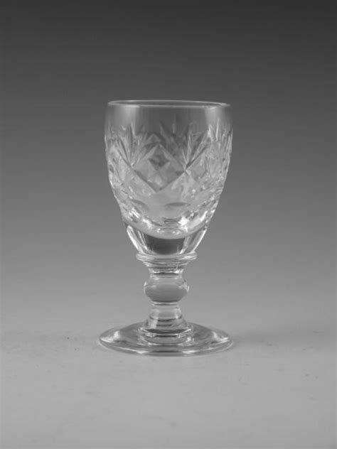 Royal Doulton Crystal Georgian Cut Liqueur Glass Glasses Etsy
