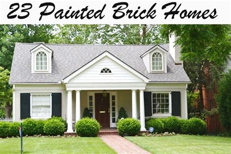 We included this in our construction budget that we got a loan for when we bought the house. Painted Brick {A plethora of inspirational pictures!} - Beneath My Heart