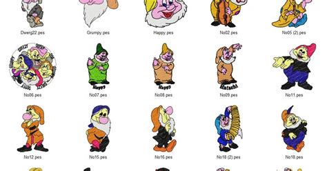 Vintage embroidery embroidery stitches hand embroidery brother embroidery. Snow White - 120 Disney designs - Free Machine Embroidery ...