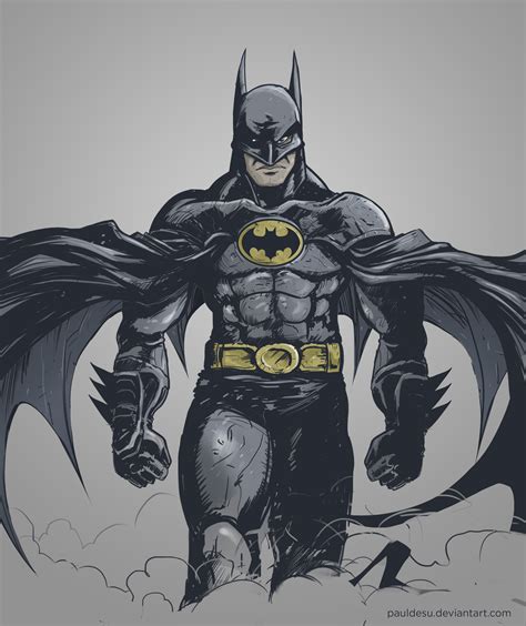 Michael Keaton Batman Fanart By Pauldesu On Deviantart