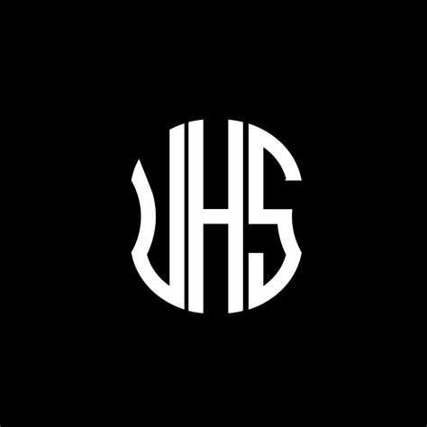 Uhs Letter Logo Abstract Creative Design Uhs Unique Design 14266961